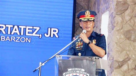 pnp calabarzon key officers|Nartatez is new Calabarzon police regional director.
